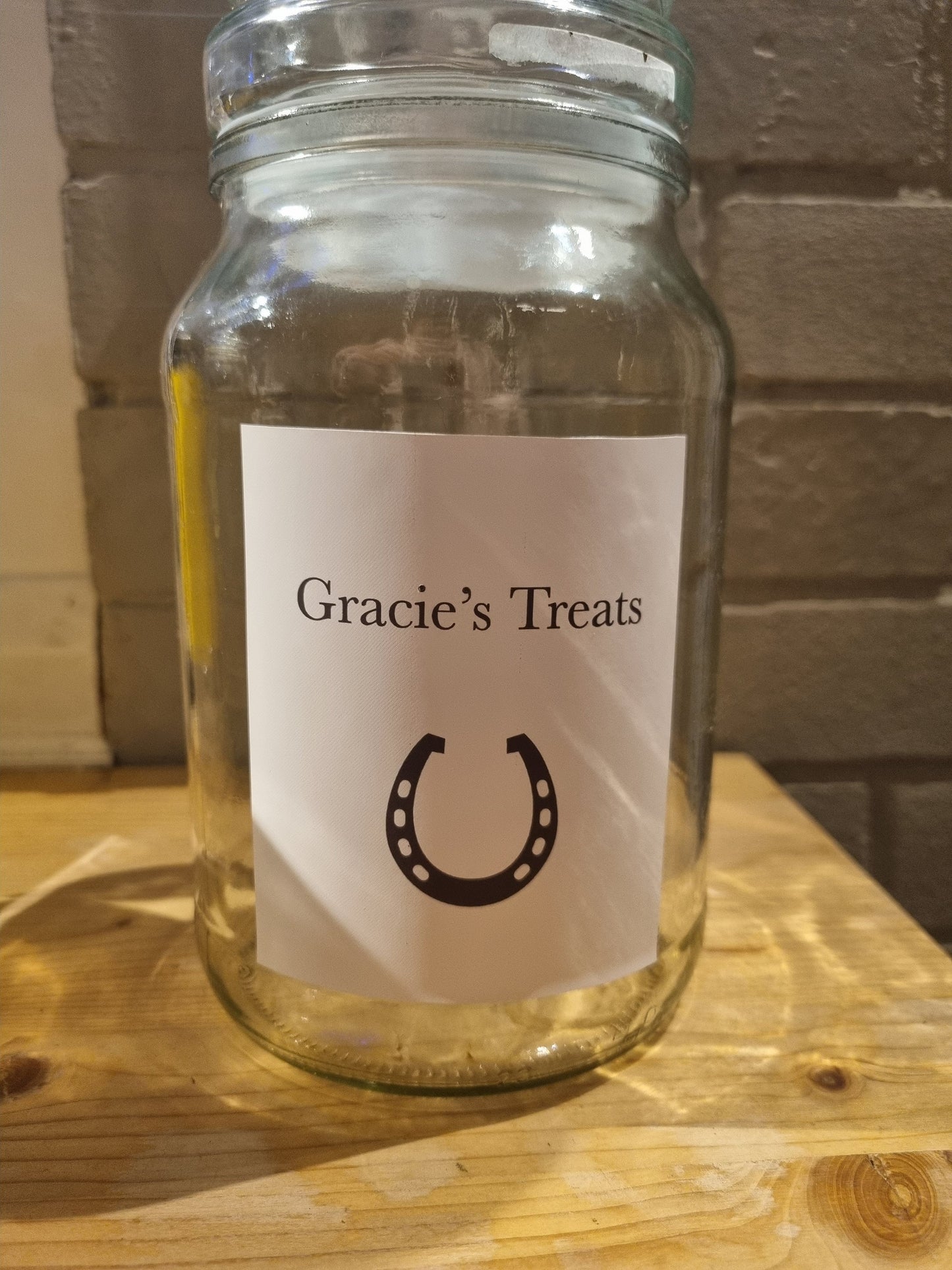 Horse treats labels - equestrian feed personlised