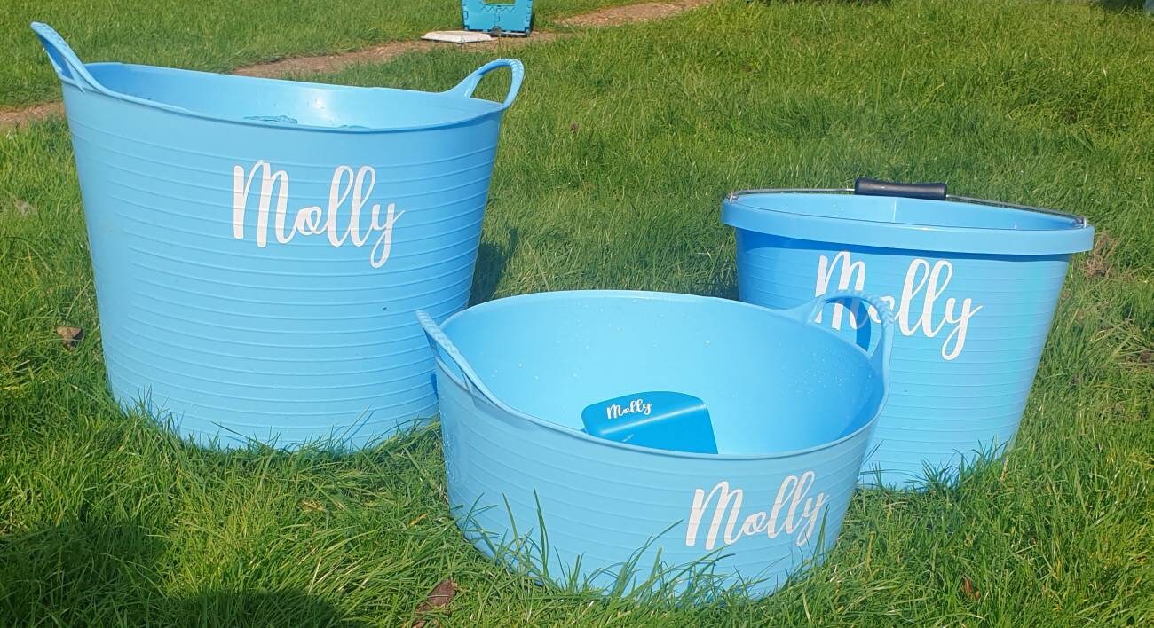 Personalised Labels for your equestrian/ horse yard or stable equipment - ideal for pony club and livery yards tack room label
